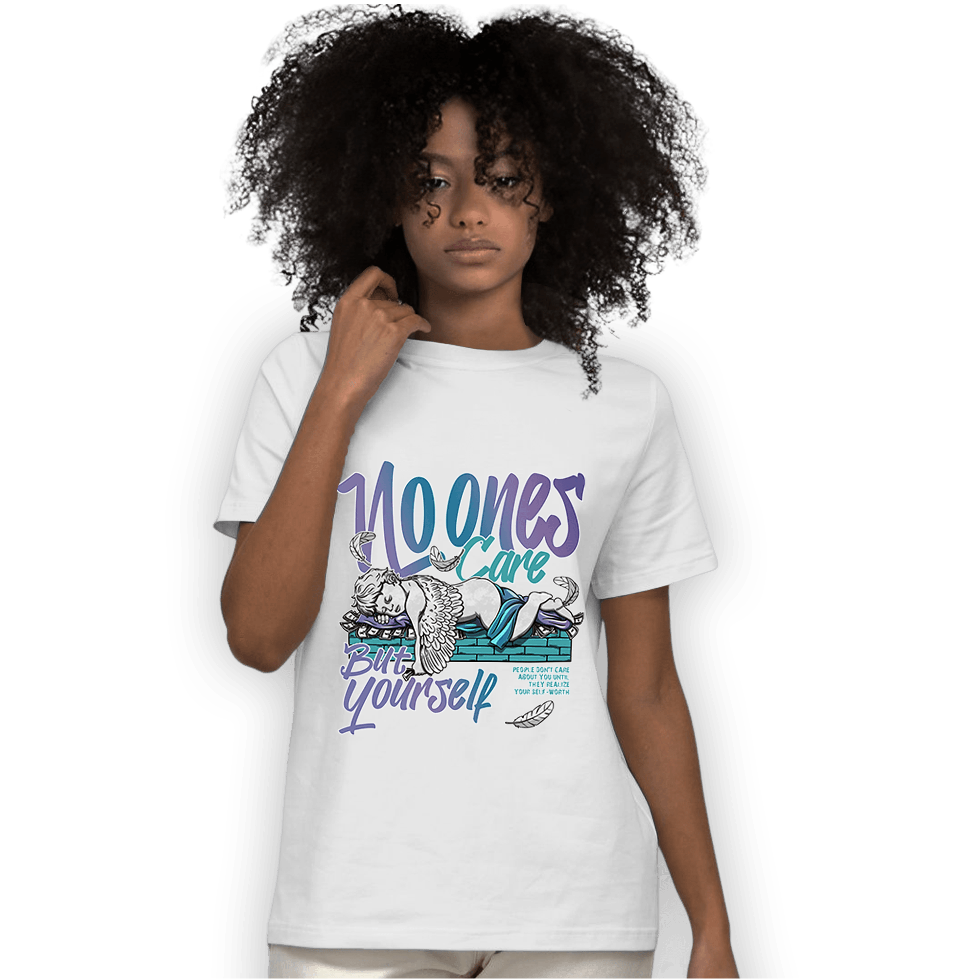 Low Love Letter 14s T Shirt Match No Ones Care - NastyJamz