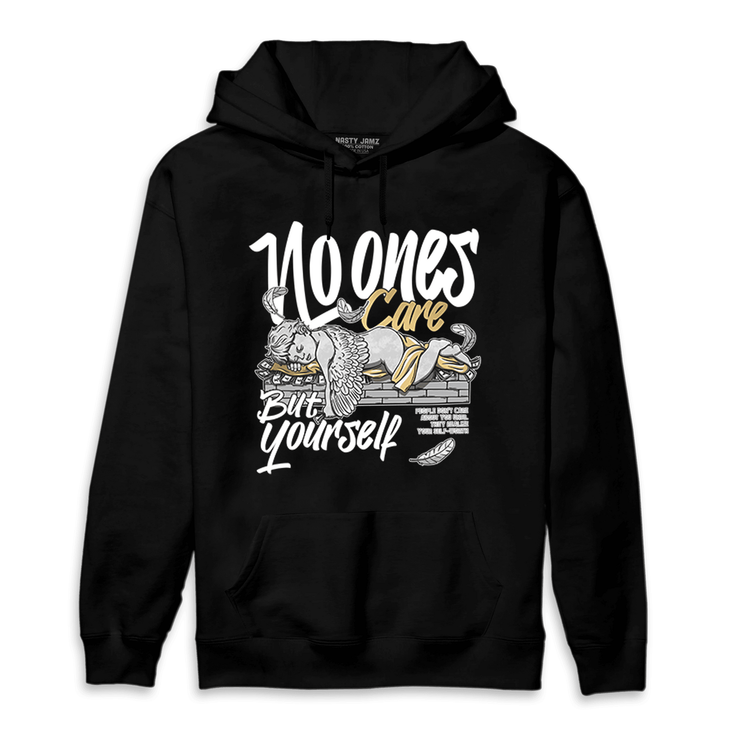Jordan white and gold hoodie 2025