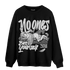 Retro High OG Black White 1s Sweatshirt Match No Ones Care - NastyJamz