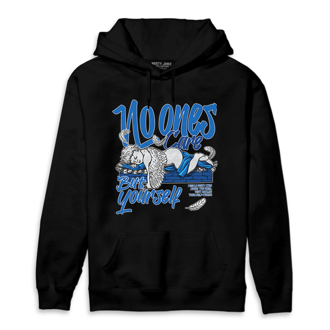 Royal Reimagined 1s Hoodie Match No Ones Care - NastyJamz