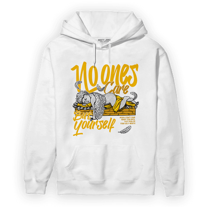 Yellow Ochre 1s Hoodie Match No Ones Care - NastyJamz