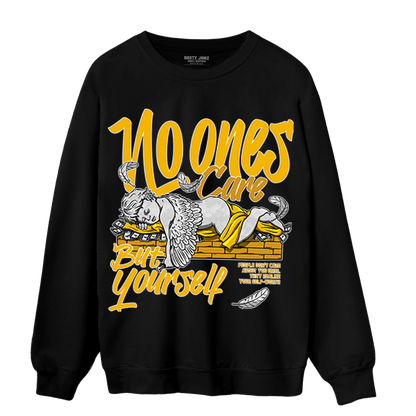 Yellow Ochre 1s Sweatshirt Match No Ones Care - NastyJamz