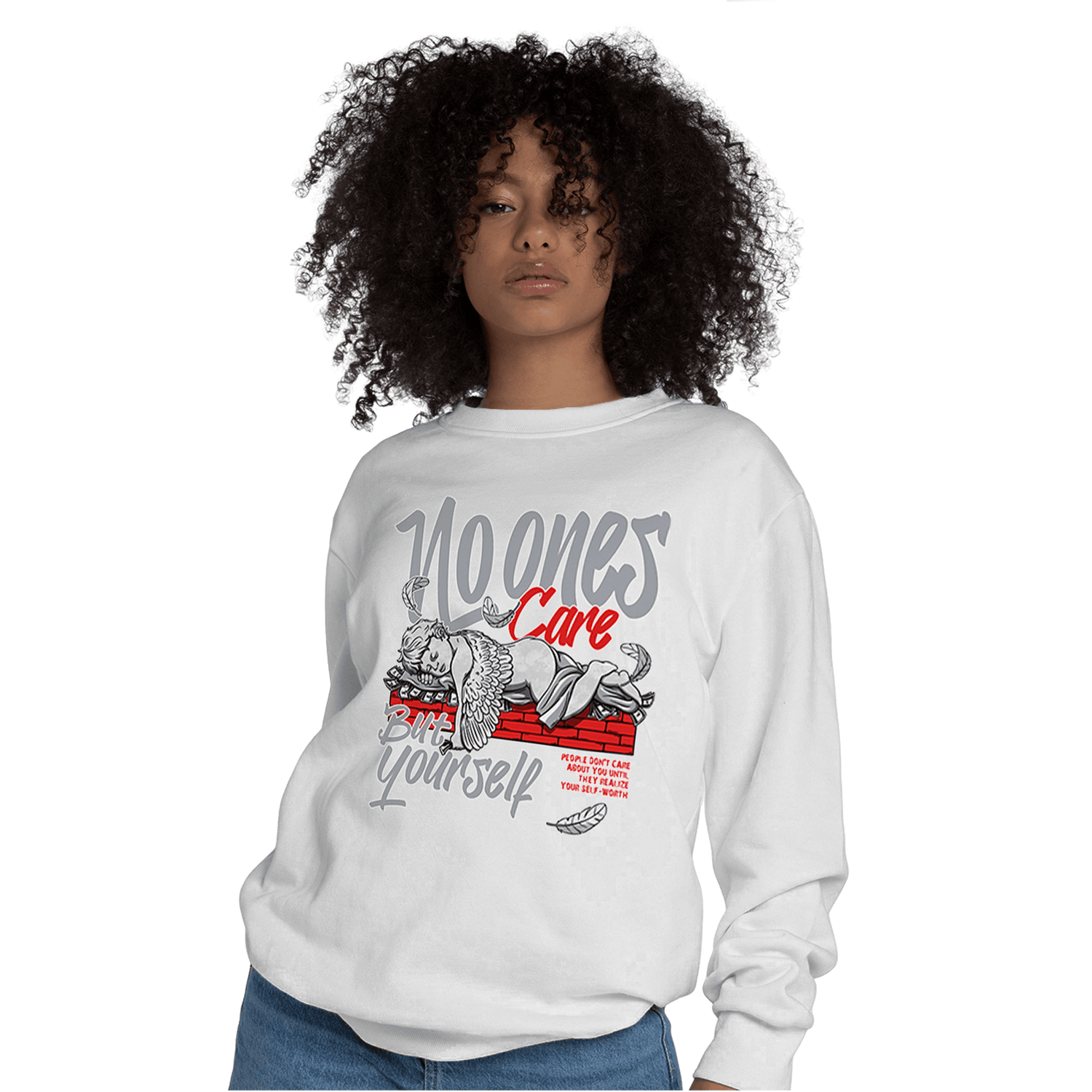 Bred Reimagined 4s Sweatshirt Match No Ones Care - NastyJamz