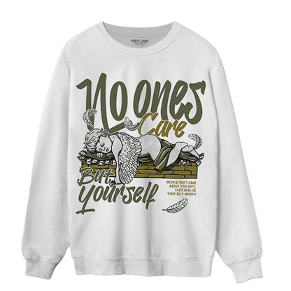 SE Craft Medium Olive 4s Sweatshirt Match No Ones Care - NastyJamz