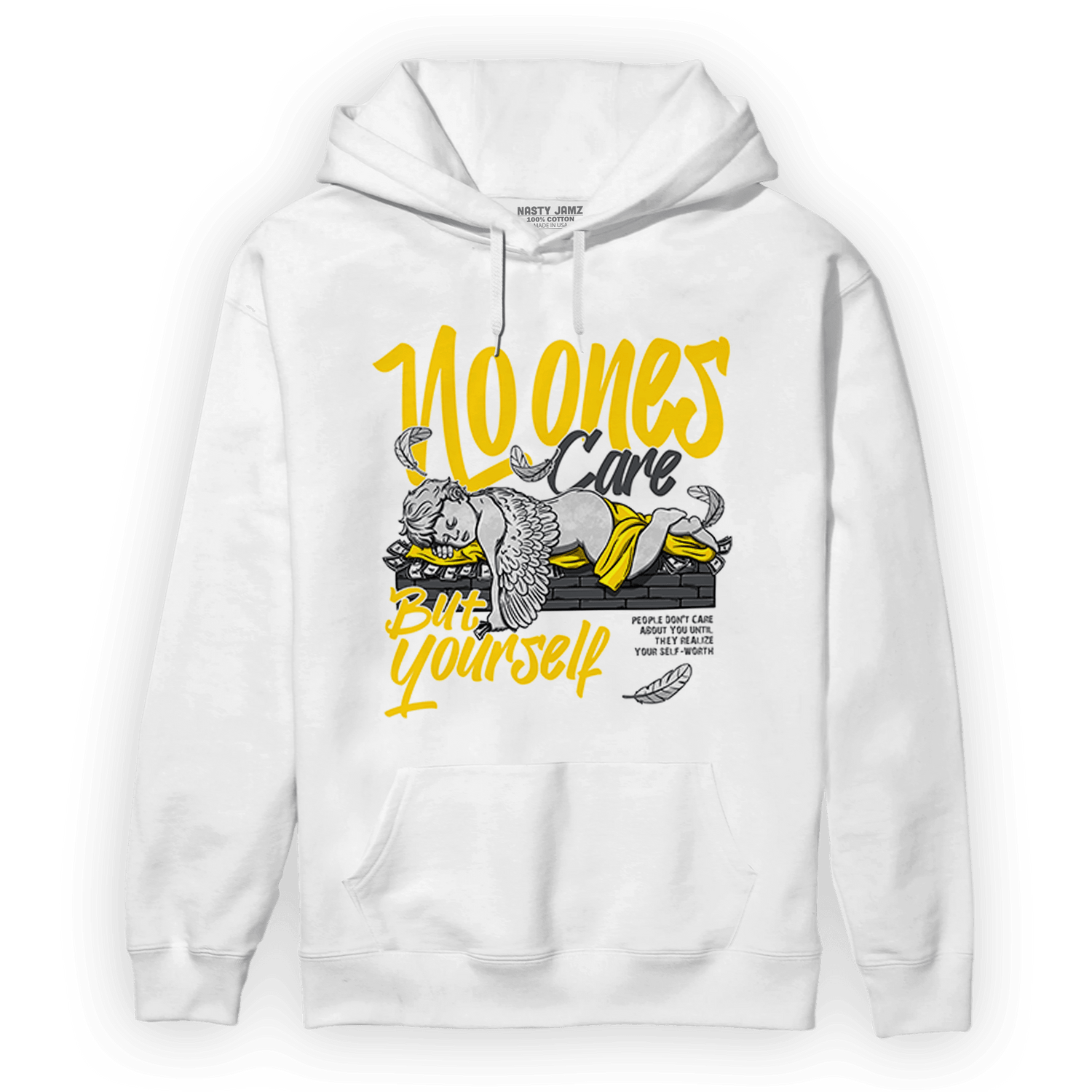 Thunder 4s Hoodie Match No Ones Care - NastyJamz