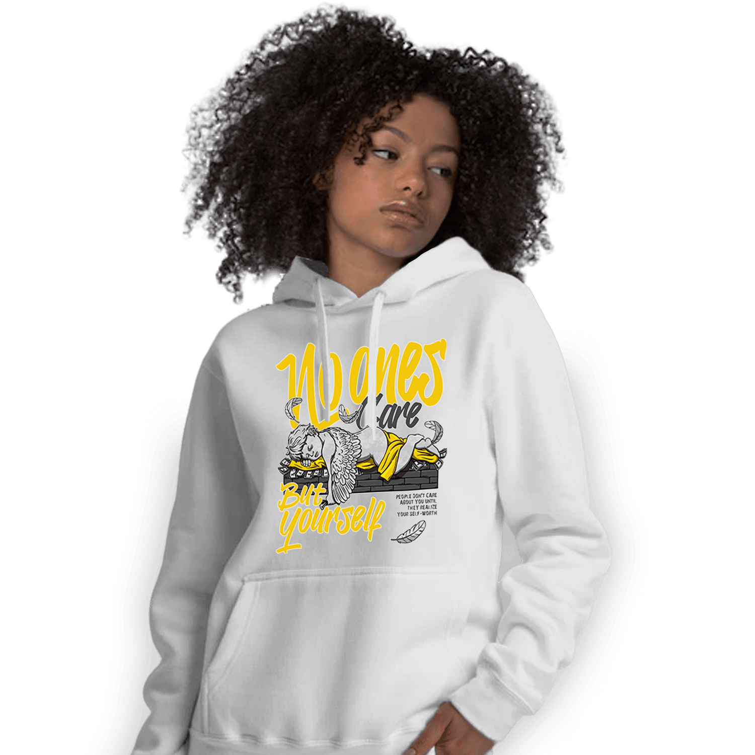 Thunder 4s Hoodie Match No Ones Care - NastyJamz