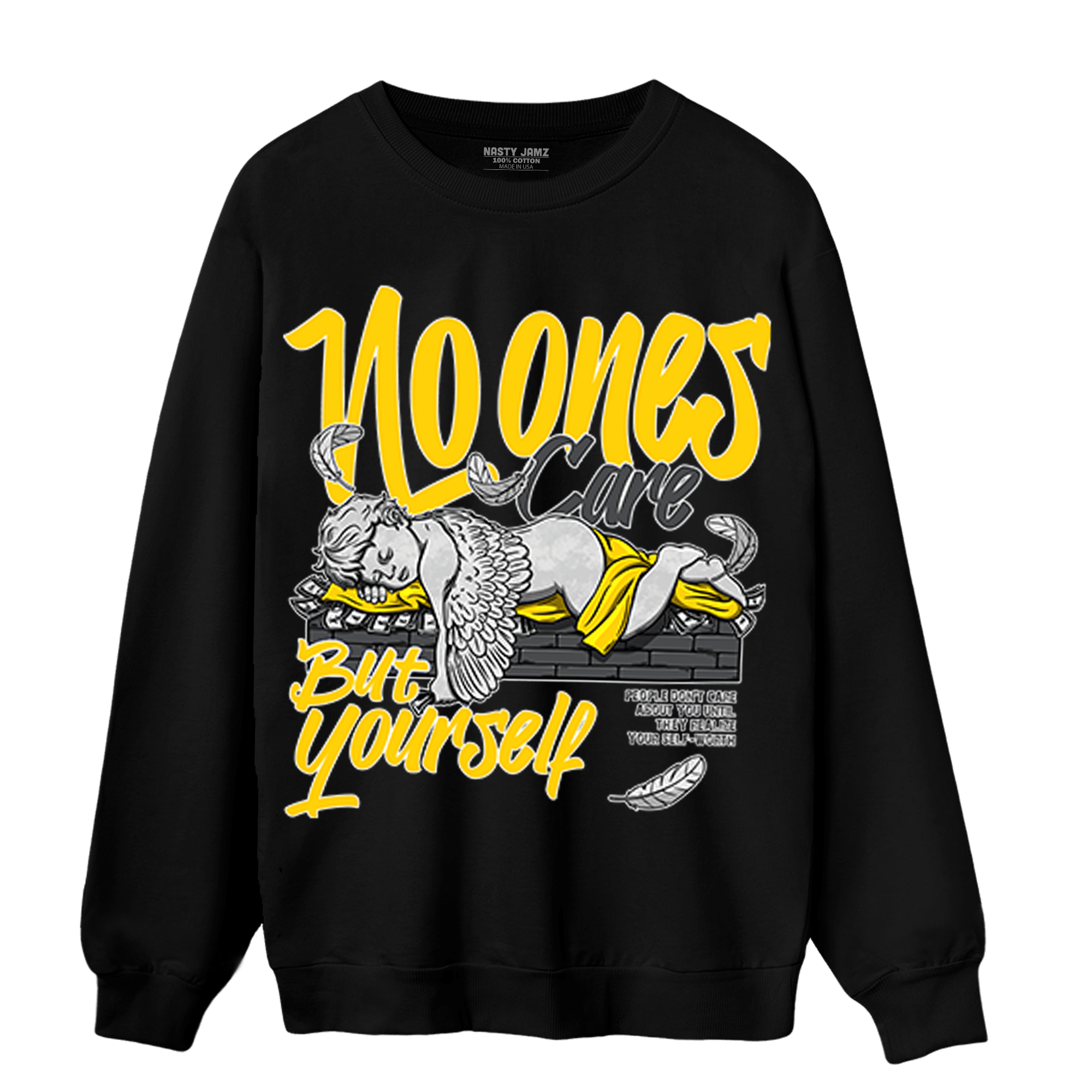 Thunder 4s Sweatshirt Match No Ones Care - NastyJamz