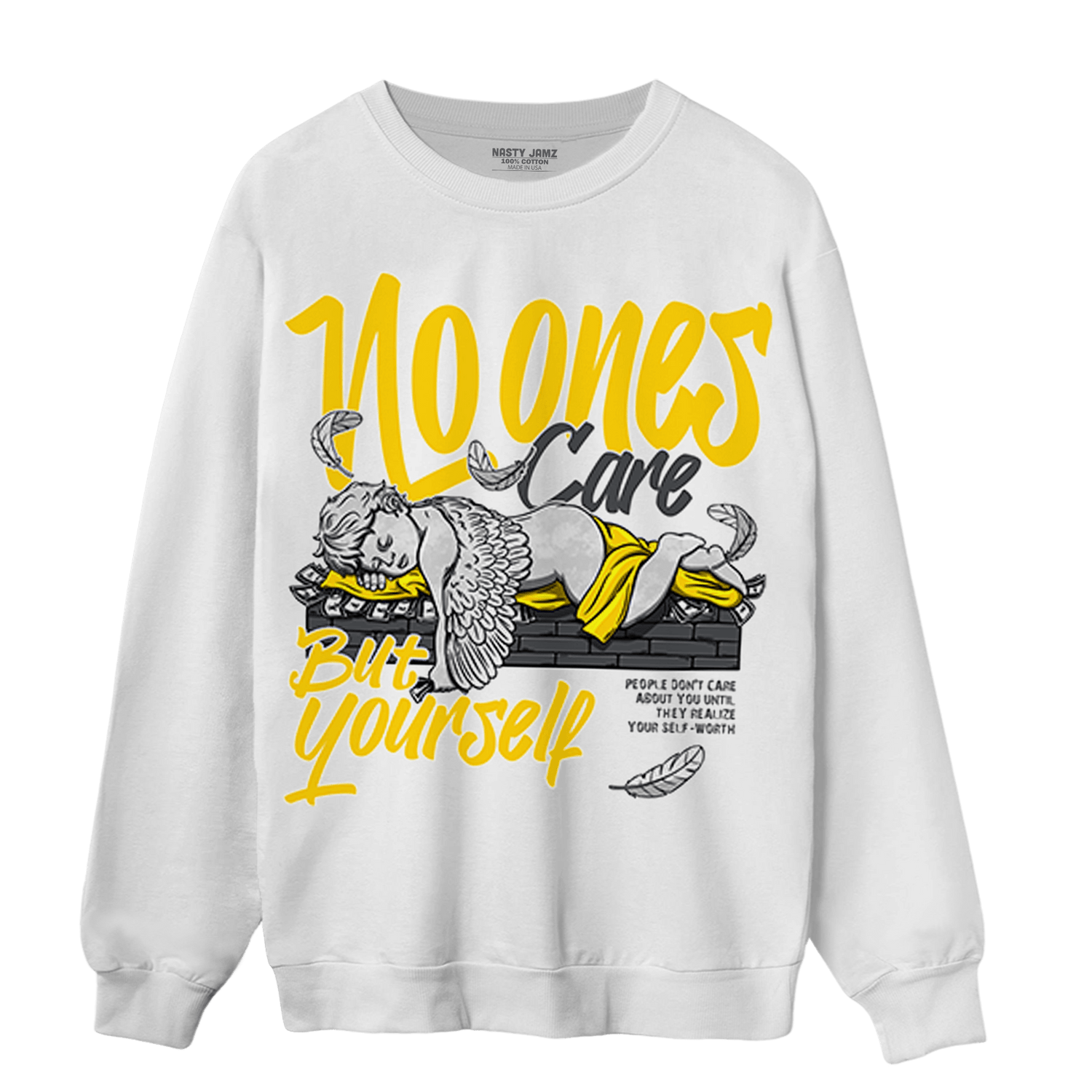 Thunder 4s Sweatshirt Match No Ones Care - NastyJamz
