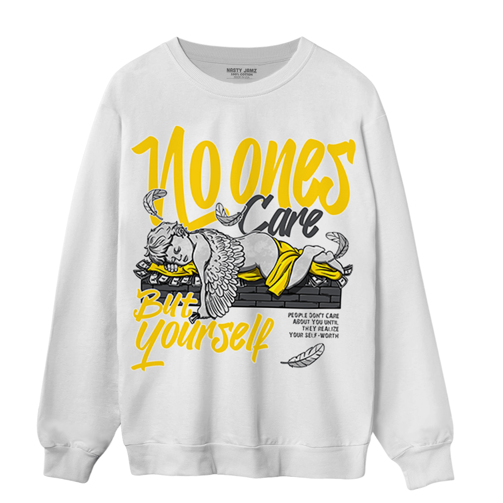 Thunder 4s Sweatshirt Match No Ones Care - NastyJamz