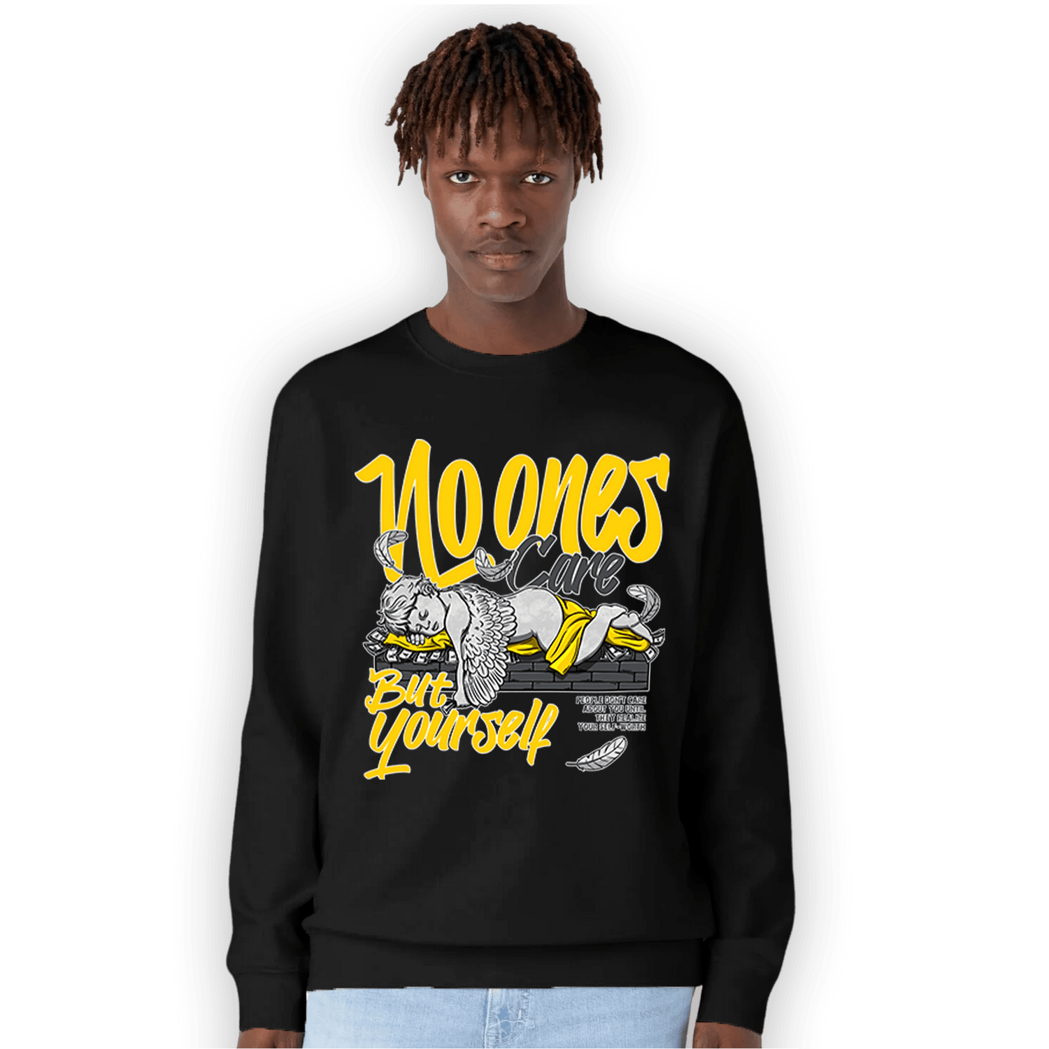 Thunder 4s Sweatshirt Match No Ones Care - NastyJamz