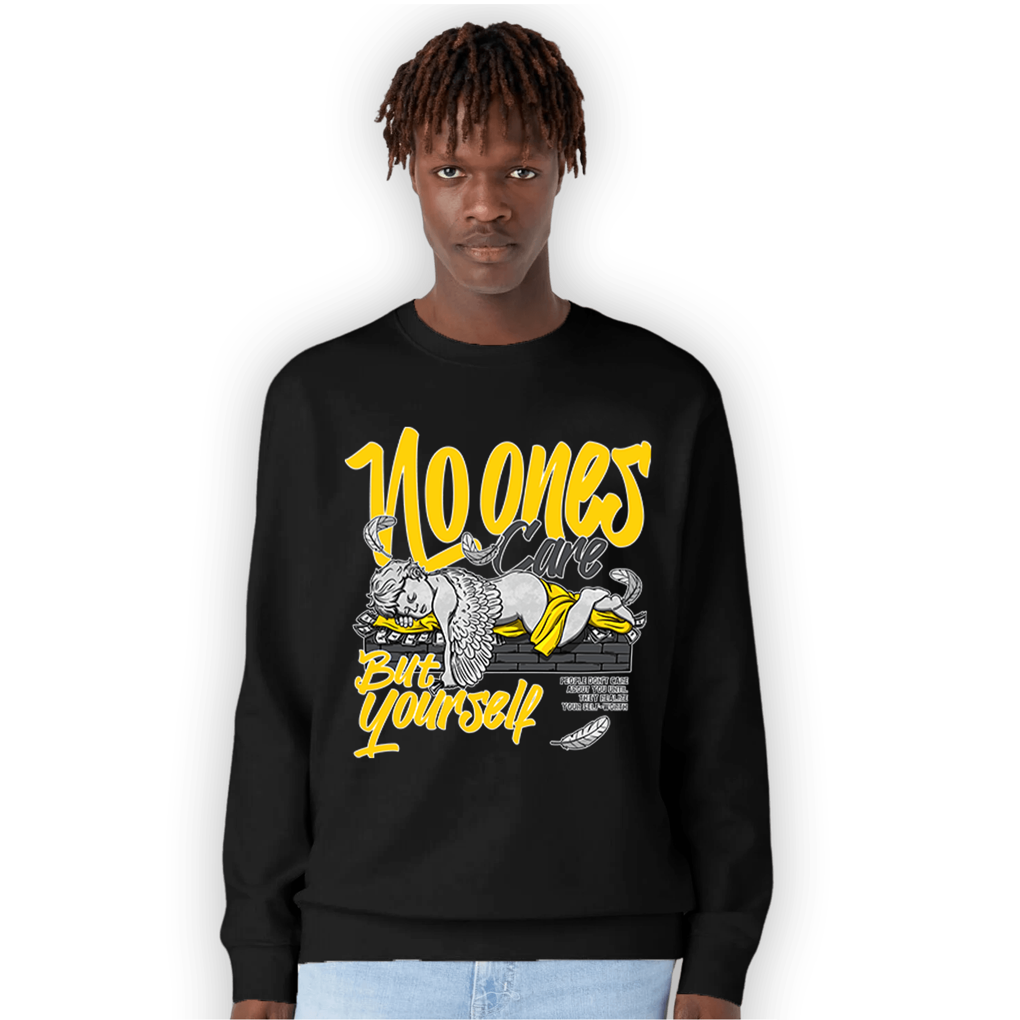 Thunder 4s Sweatshirt Match No Ones Care - NastyJamz