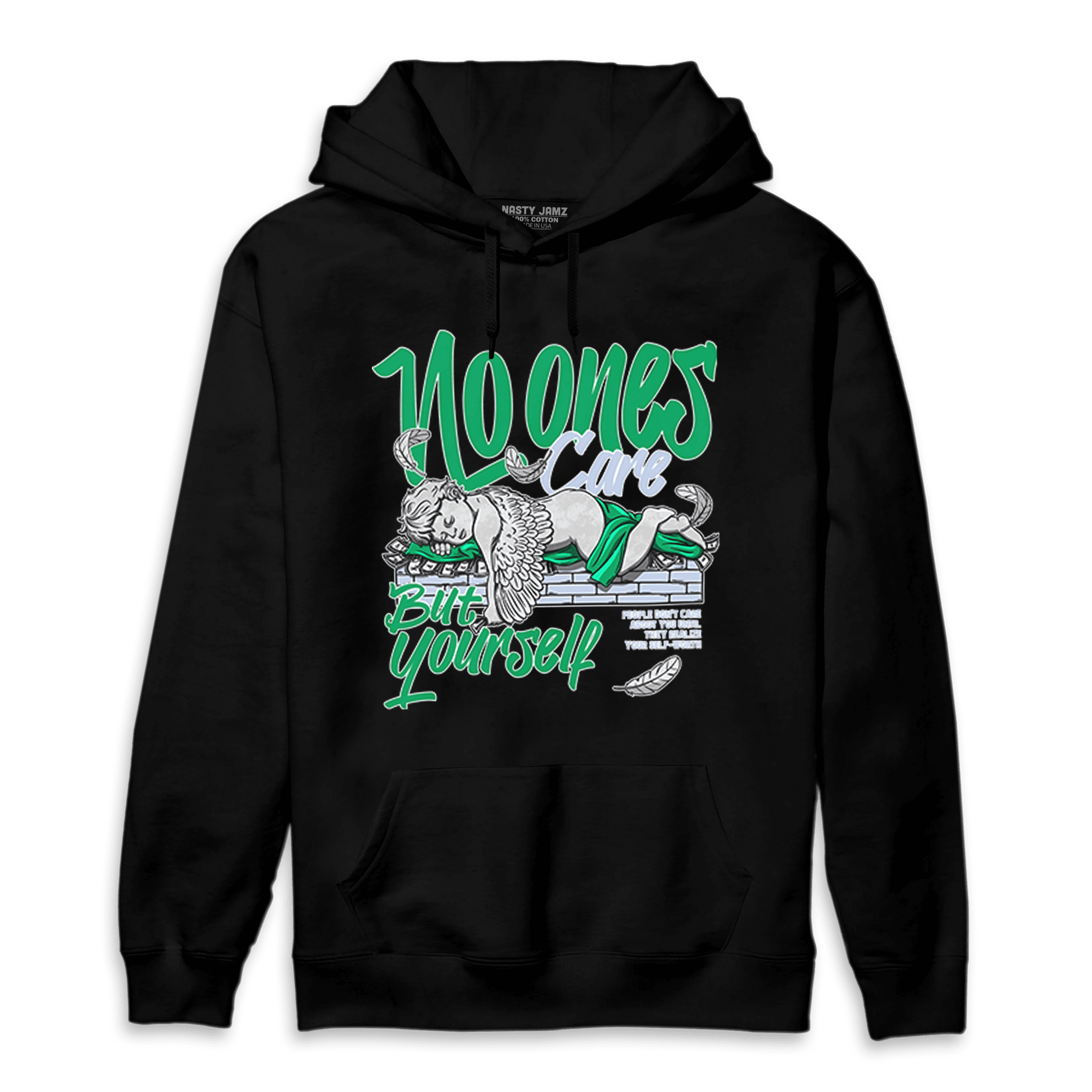 Lucky Green 5s Hoodie Match No Ones Care - NastyJamz