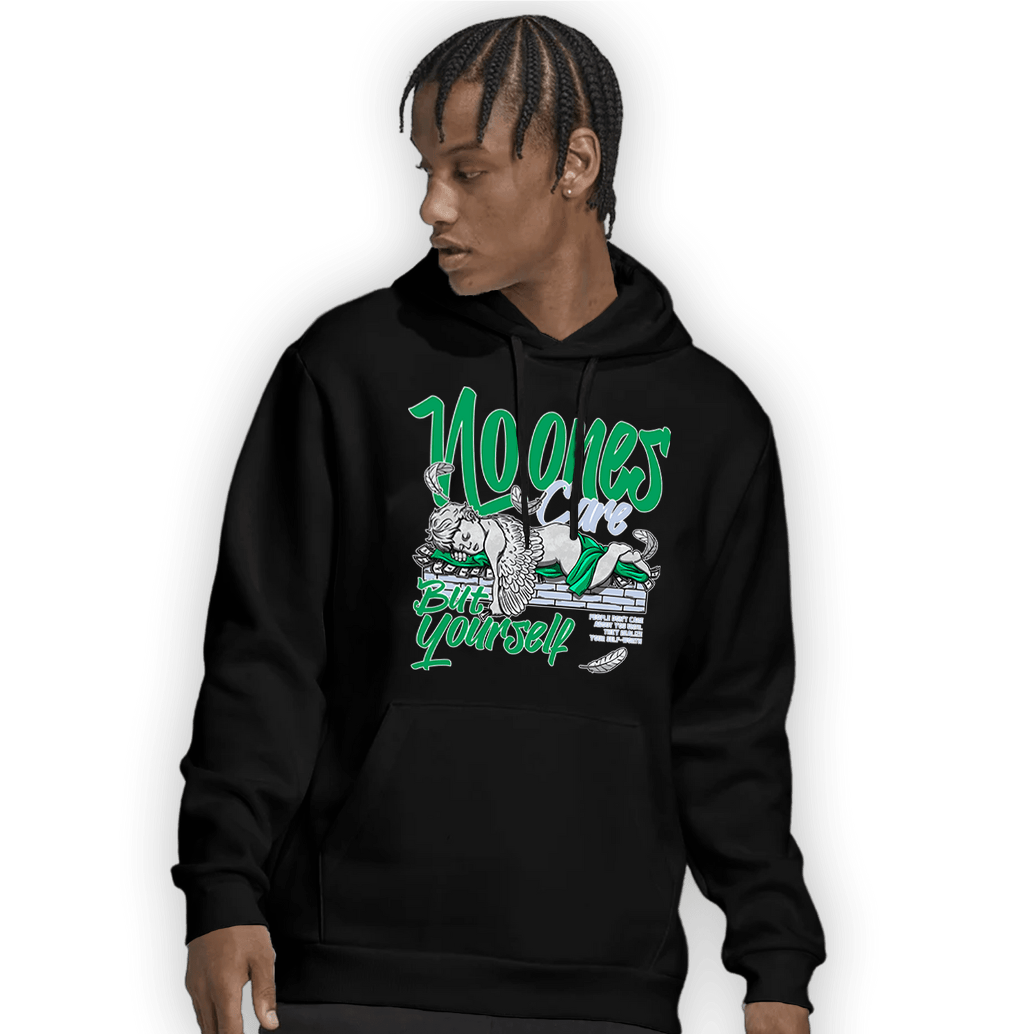 Lucky Green 5s Hoodie Match No Ones Care - NastyJamz