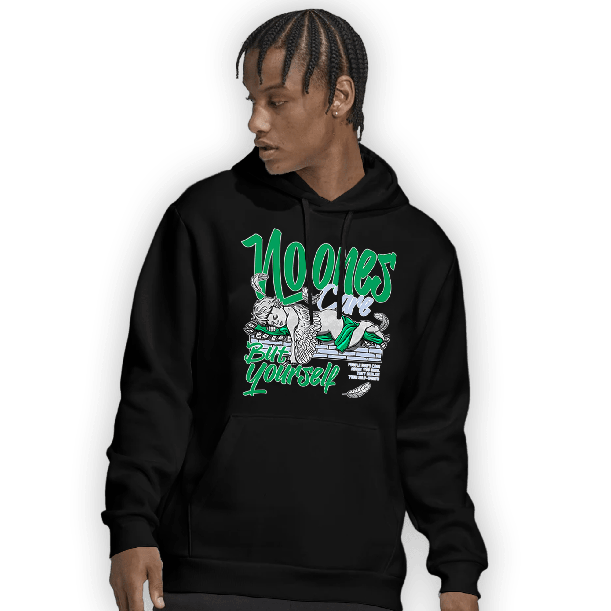 Lucky Green 5s Hoodie Match No Ones Care - NastyJamz