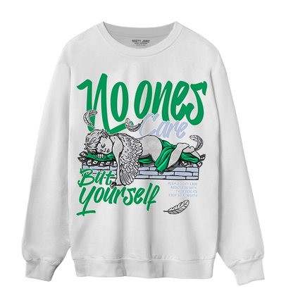 Lucky Green 5s Sweatshirt Match No Ones Care - NastyJamz