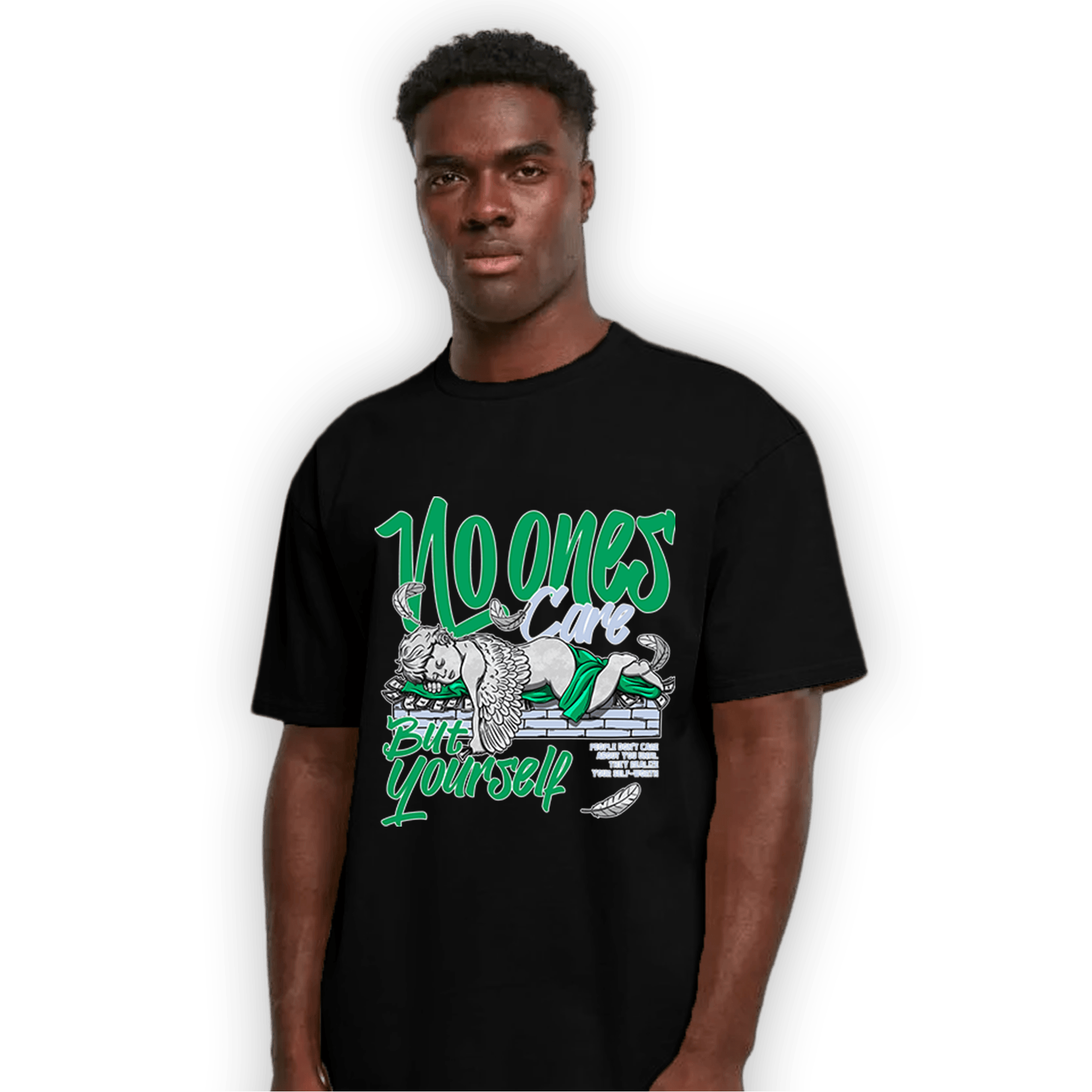 Lucky Green 5s T Shirt Match No Ones Care - NastyJamz