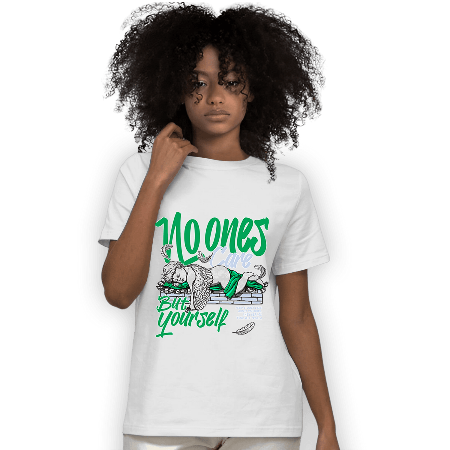 Lucky Green 5s T Shirt Match No Ones Care - NastyJamz