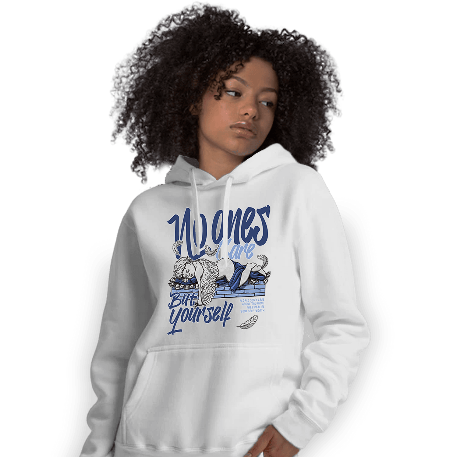 Midnight Navy 5s Hoodie Match No Ones Care - NastyJamz