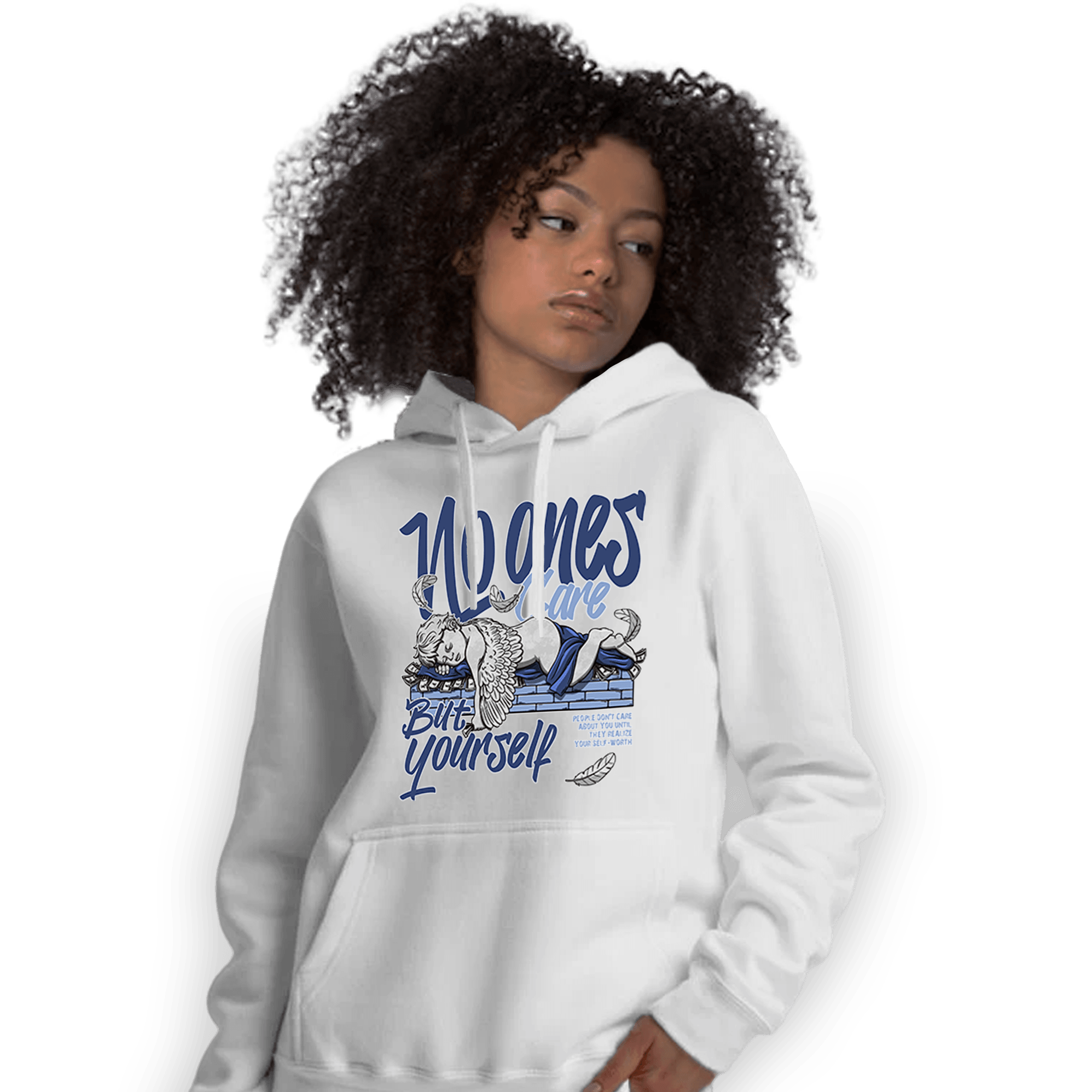 Midnight Navy 5s Hoodie Match No Ones Care - NastyJamz