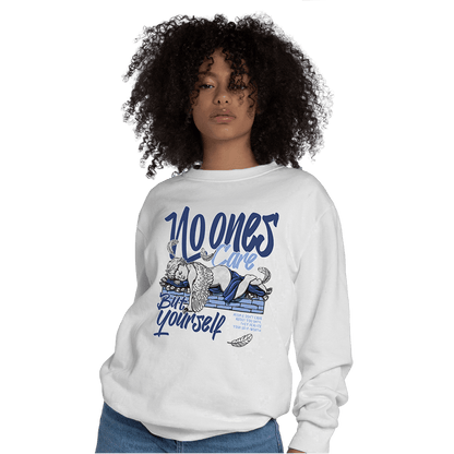 Midnight Navy 5s Sweatshirt Match No Ones Care - NastyJamz