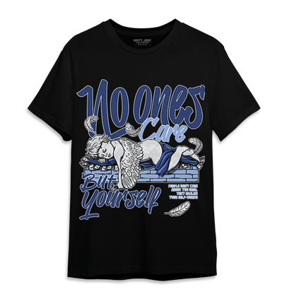 Midnight Navy 5s T Shirt Match No Ones Care - NastyJamz