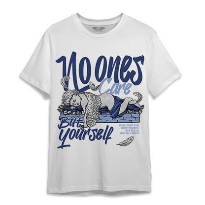 Midnight Navy 5s T Shirt Match No Ones Care - NastyJamz