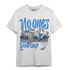 University Blue 5s T Shirt Match No Ones Care - NastyJamz