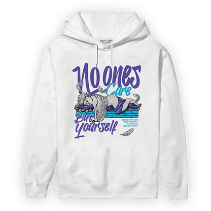Aqua 6s Hoodie Match No Ones Care - NastyJamz