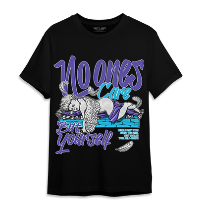 Aqua 6s T Shirt Match No Ones Care - NastyJamz
