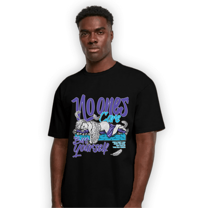 Aqua 6s T Shirt Match No Ones Care - NastyJamz
