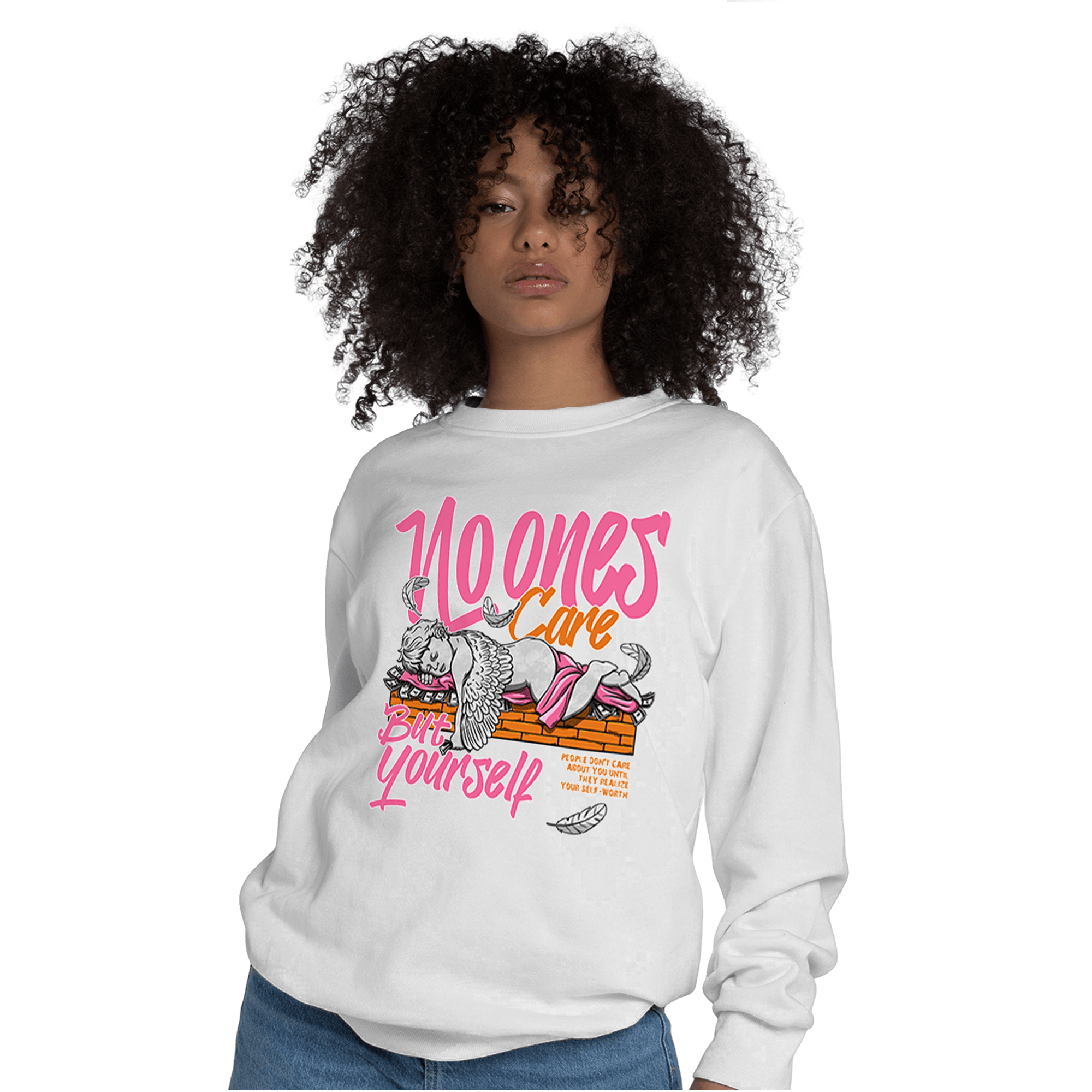 SB Dunk Blossom Sweatshirt Match No Ones Care - NastyJamz