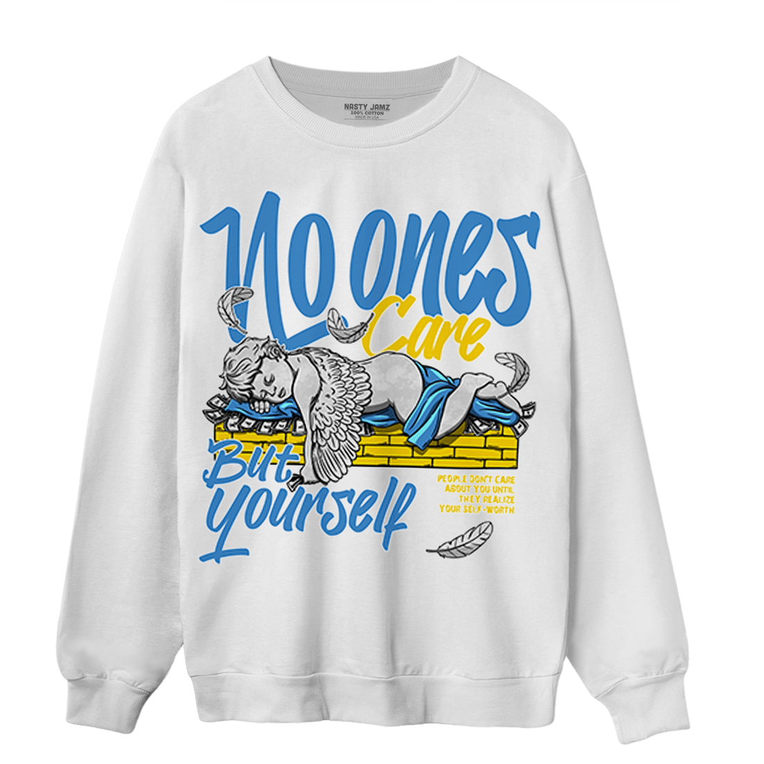 SB Dunk Bubbles Sweatshirt Match No Ones Care - NastyJamz