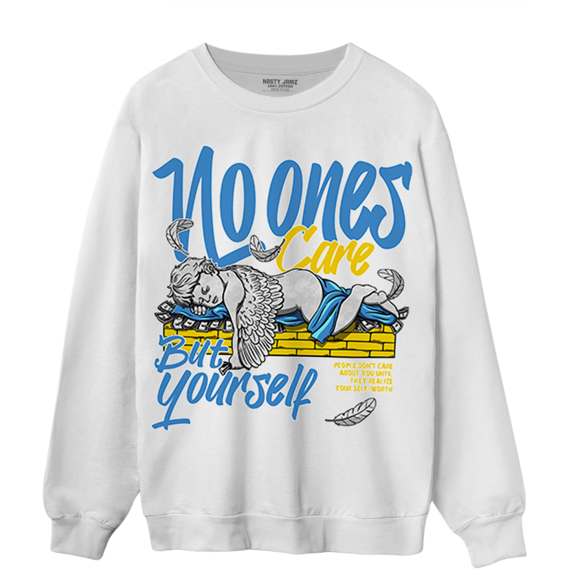 SB Dunk Bubbles Sweatshirt Match No Ones Care - NastyJamz