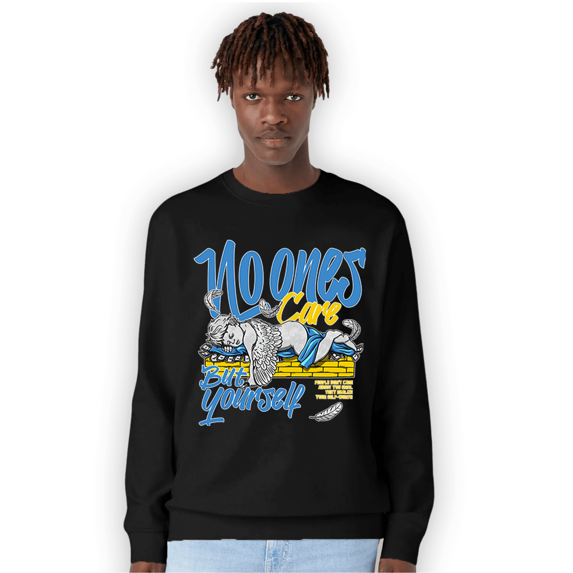 SB Dunk Bubbles Sweatshirt Match No Ones Care - NastyJamz