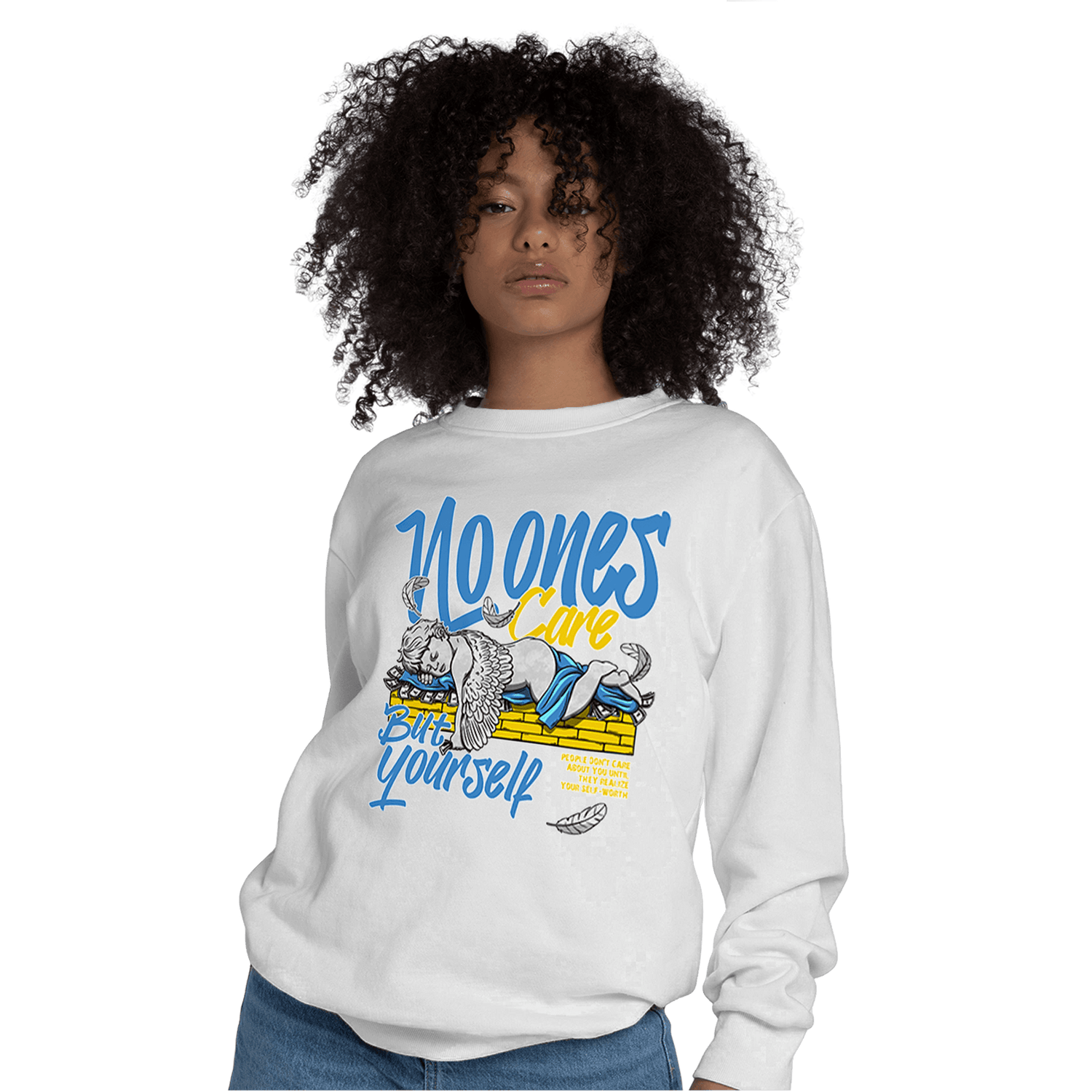 SB Dunk Bubbles Sweatshirt Match No Ones Care - NastyJamz