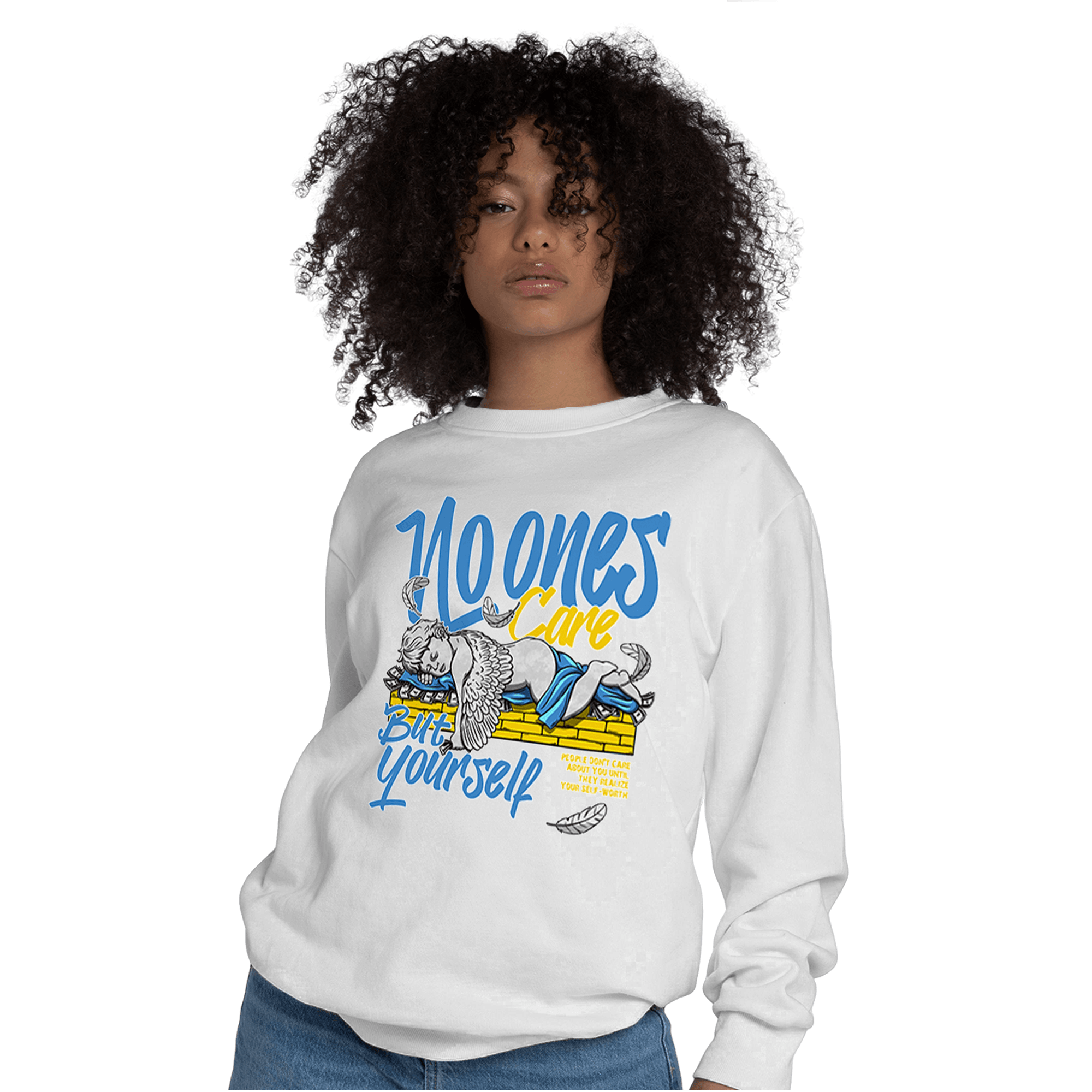 SB Dunk Bubbles Sweatshirt Match No Ones Care - NastyJamz