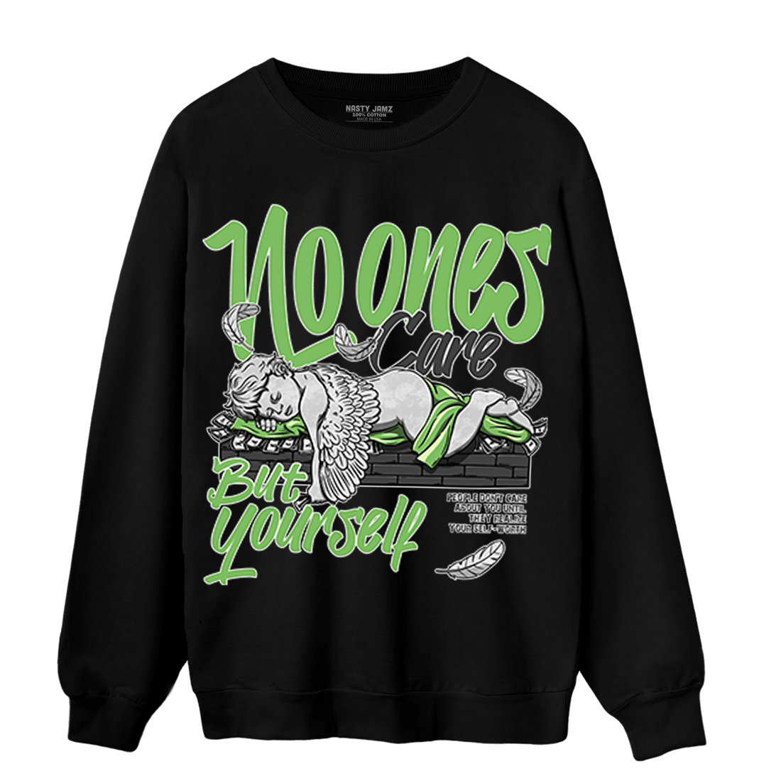 SB Dunk Buttercup Sweatshirt Match No Ones Care - NastyJamz