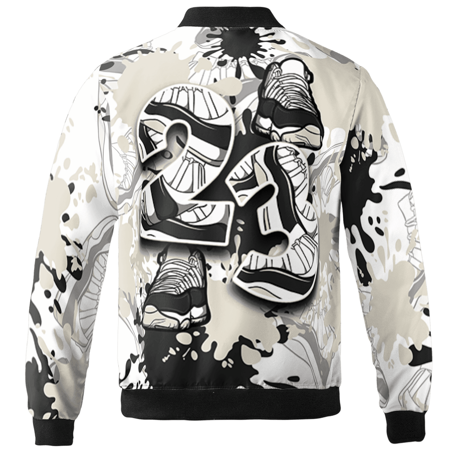 Gratitude 11s Jacket Match Number 23 Paint Too Many Sneakers - NastyJamz