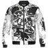 Retro High OG Black White 1s Jacket Match Number 23 Paint Too Many Sneakers - NastyJamz