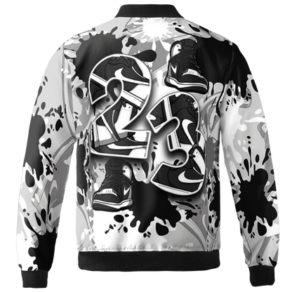 Retro High OG Black White 1s Jacket Match Number 23 Paint Too Many Sneakers - NastyJamz