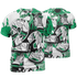 Lucky Green 5s T Shirt Match Number 23 Paint Too Many Sneakers - NastyJamz
