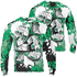 Lucky Green 5s Sweatshirt Match Number 23 Paint Too Many Sneakers - NastyJamz