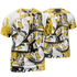 Yellow Ochre 6s T Shirt Match Number 23 Paint Too Many Sneakers - NastyJamz