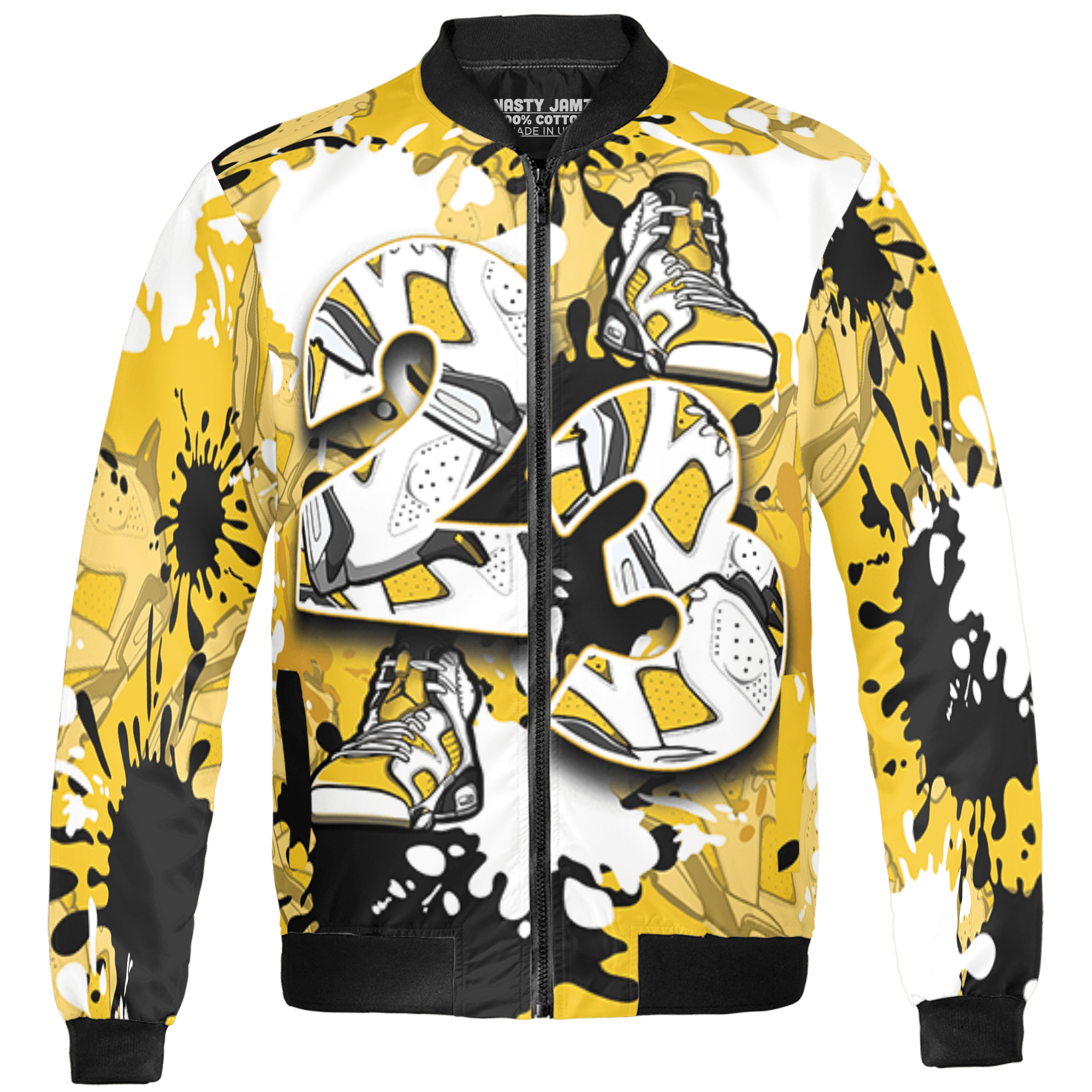 Yellow Ochre 6s Jacket Match Number 23 Paint Too Many Sneakers - NastyJamz