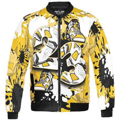 Yellow Ochre 6s Jacket Match Number 23 Paint Too Many Sneakers - NastyJamz