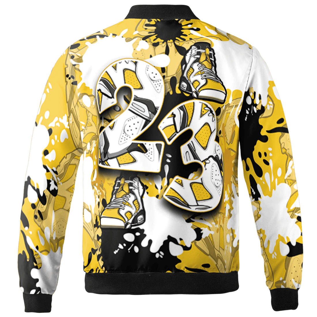 Yellow Ochre 6s Jacket Match Number 23 Paint Too Many Sneakers - NastyJamz
