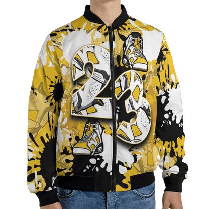 Yellow Ochre 6s Jacket Match Number 23 Paint Too Many Sneakers - NastyJamz