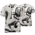 Gratitude 11s T Shirt Match Number 23 Paint White Monochrome Ball 3D All-Over Print - NastyJamz