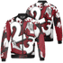 Cherry 12s Jacket Match Number 23 Paint White Monochrome Ball 3D All-Over Print - NastyJamz