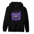 Field Purple 12s Hoodie Match Number 23 graffiti - NastyJamz